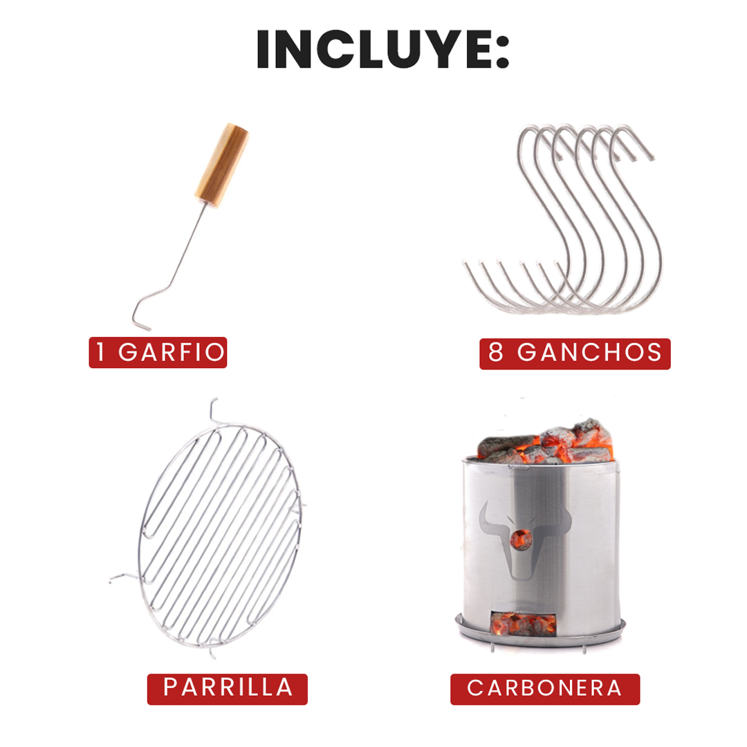 Barril Asador Mini (6 a 8 Personas)