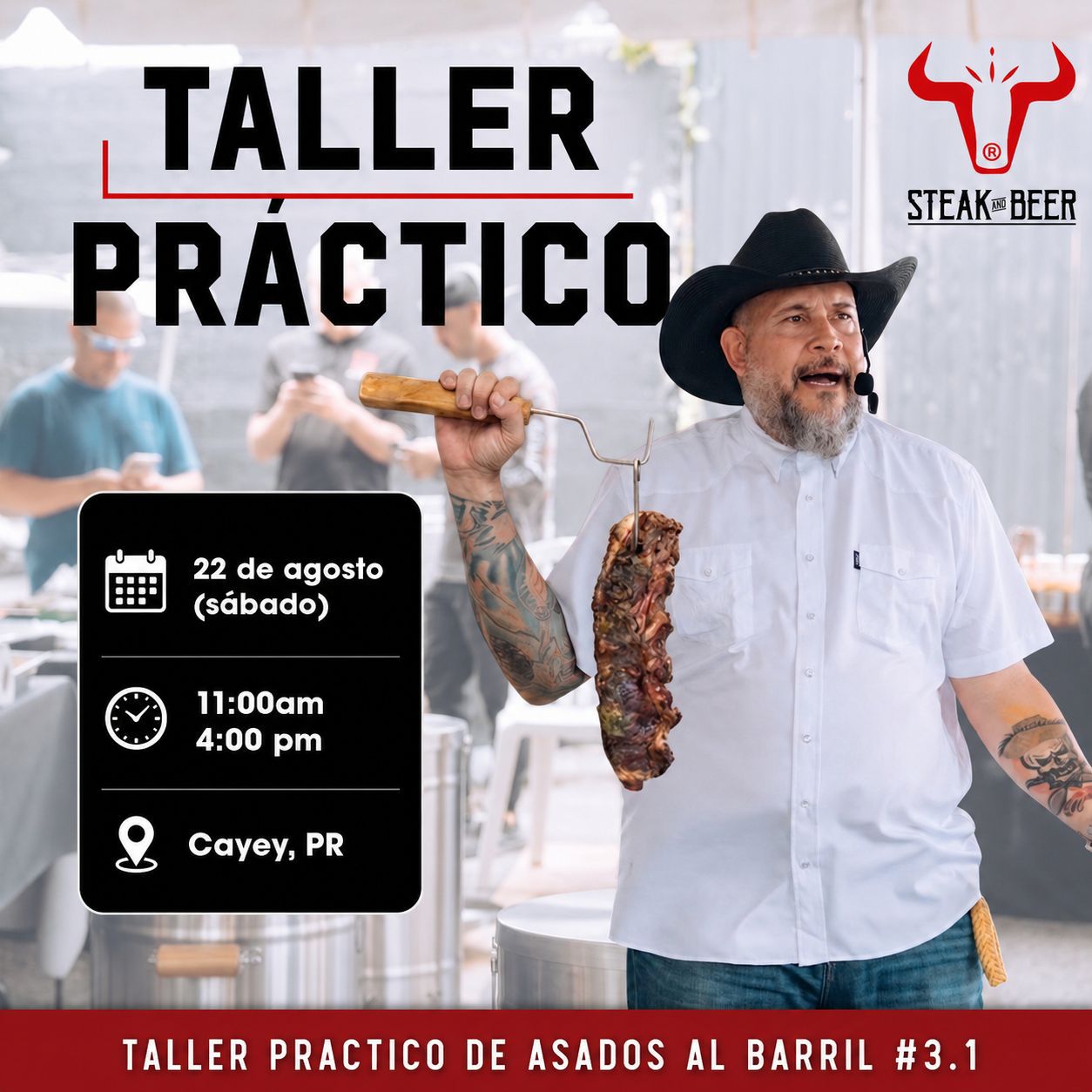 Curso Steak and Beer/ Cayey