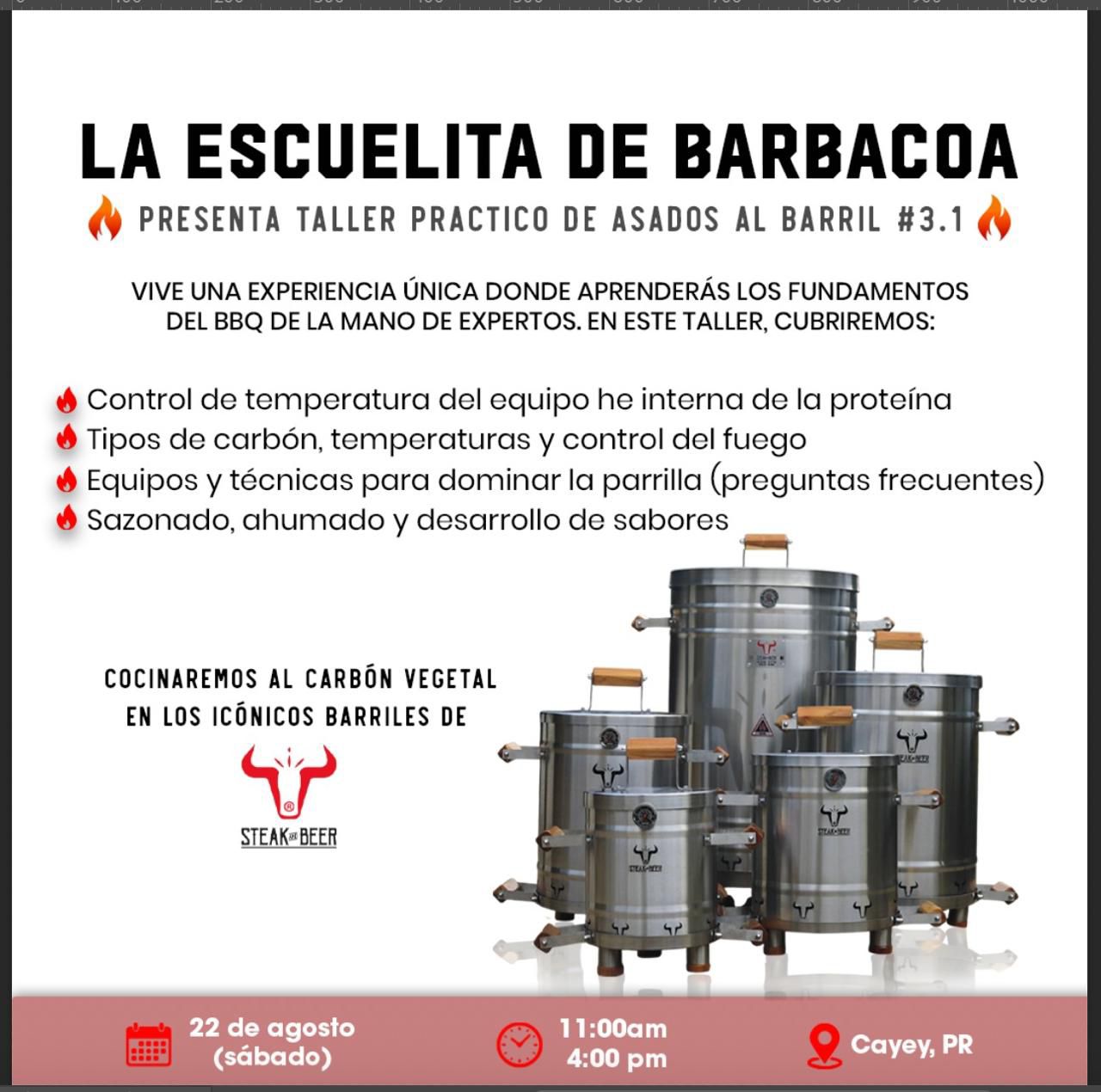 Curso Steak and Beer/ Cayey