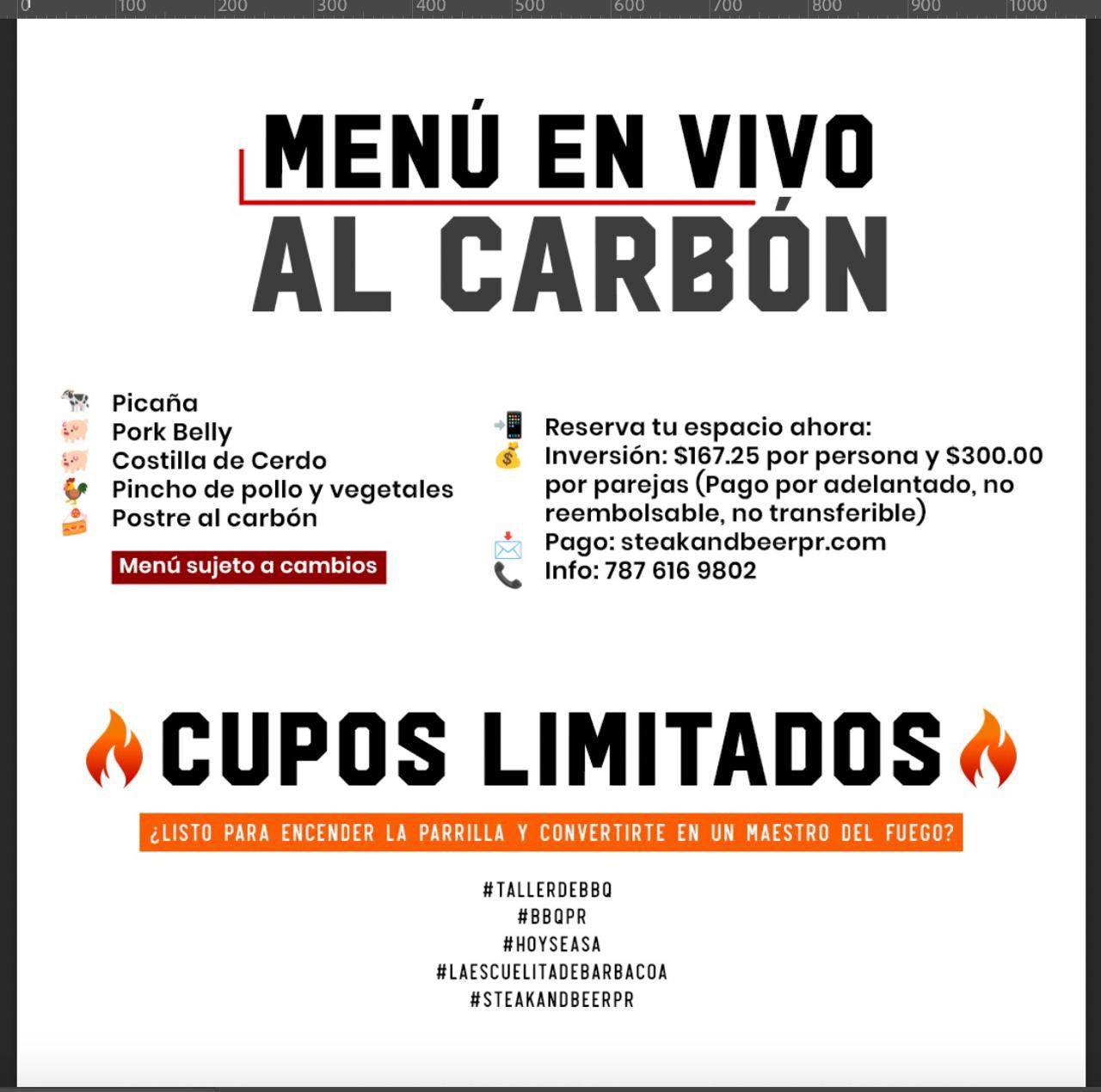 Curso Steak and Beer/ Cayey