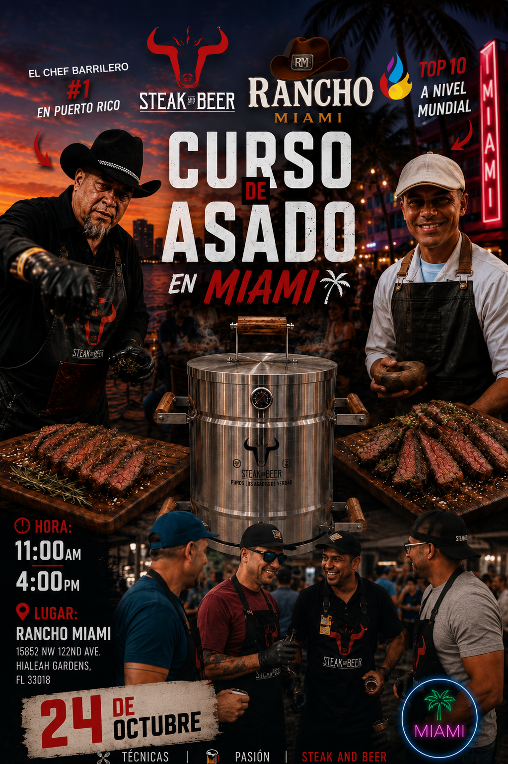CURSO STEAK AND BEER/ MIAMI