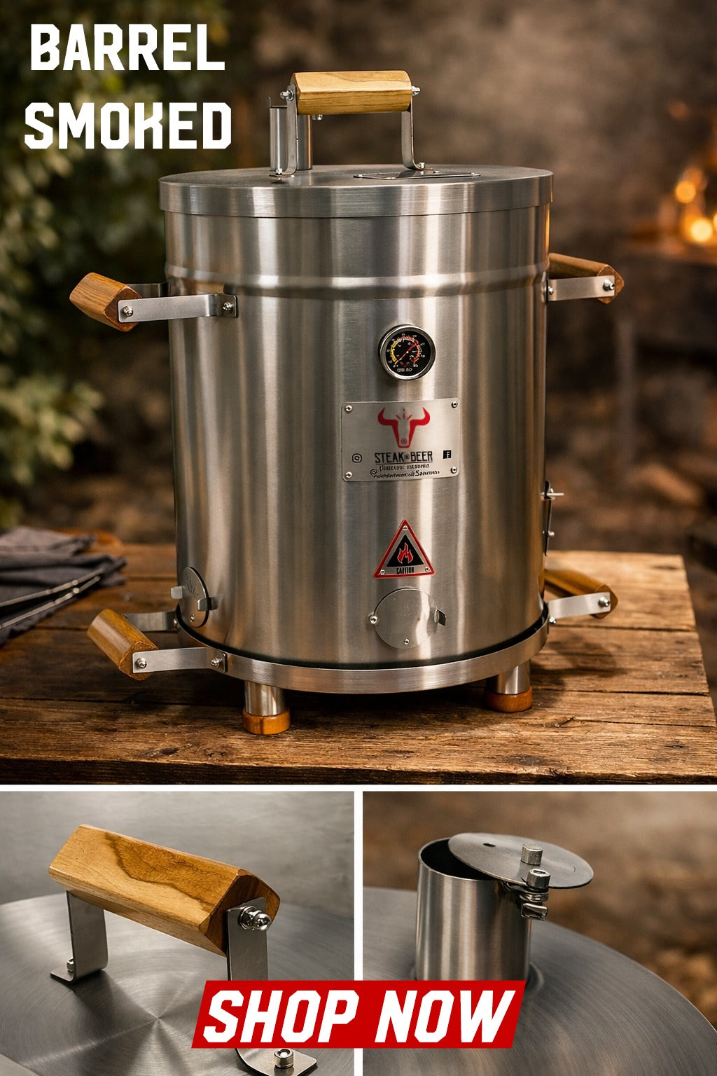 BARREL GRILL & SMOKER -PRE SAVE